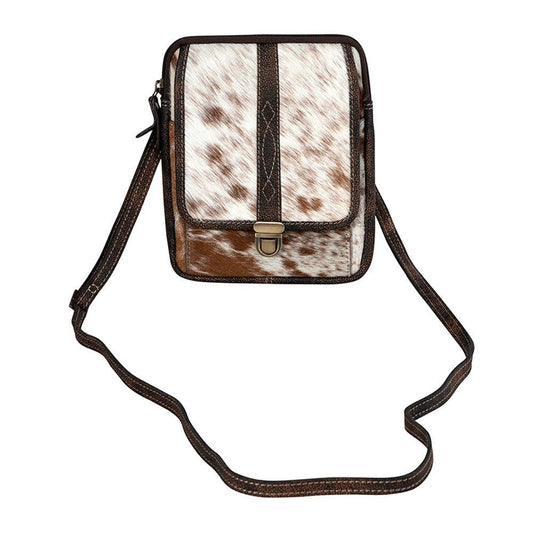Santa Mesa Mini Leather & Hide Crossbody Purse