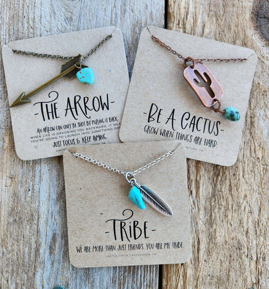 "The Western Way" Inspirational Necklace Gift Set