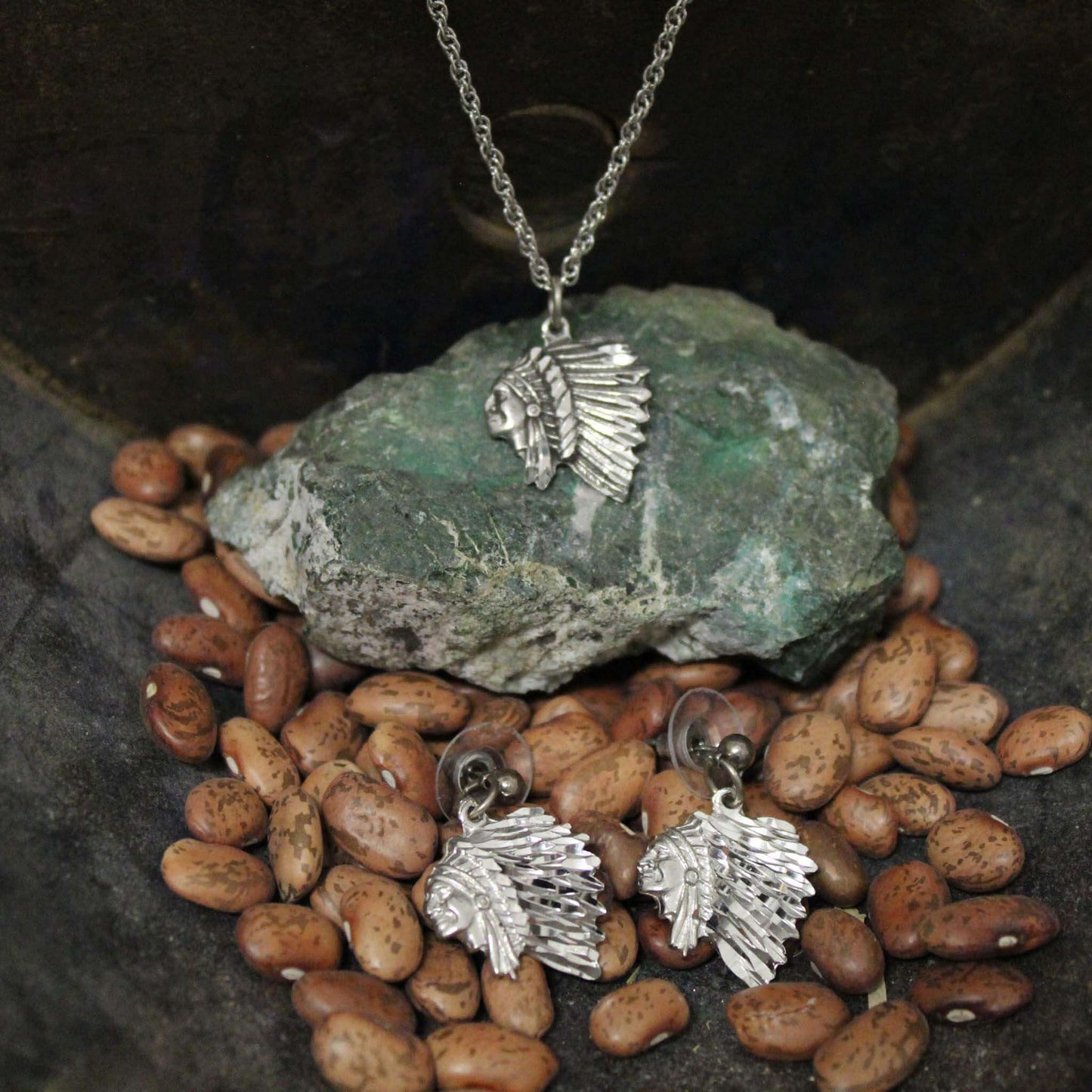 Chief Pewter Necklace