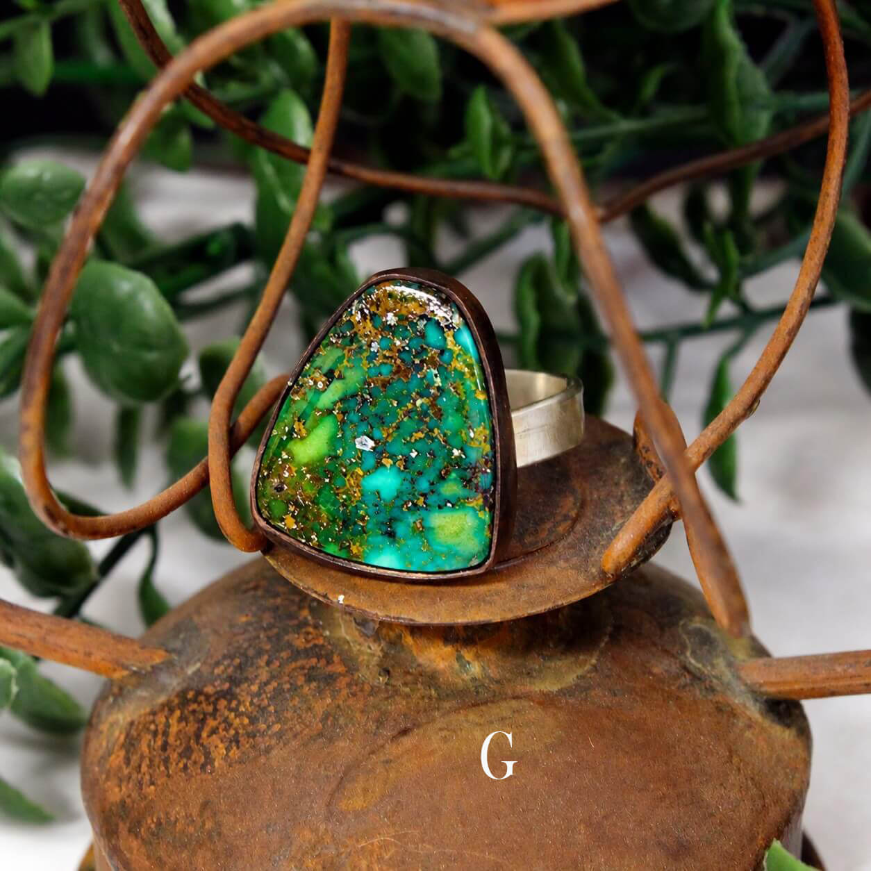 J Marie Genuine Turquoise Rings