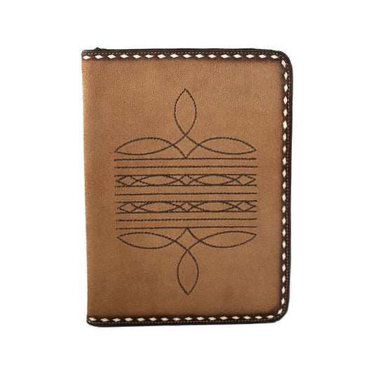 Leather Boot Stitch Cowboy Bible Cover