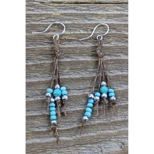 Leather Strand Earrings