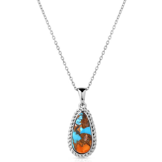 Mountain Glacier Treasures Western Ladies Necklace
