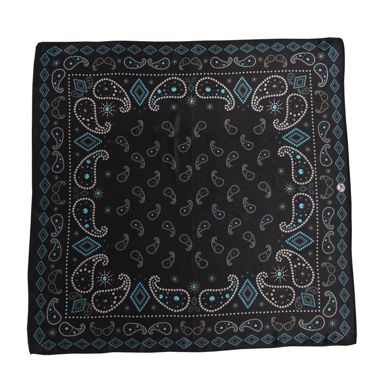 Pretty Paisley Western Silk Scarf