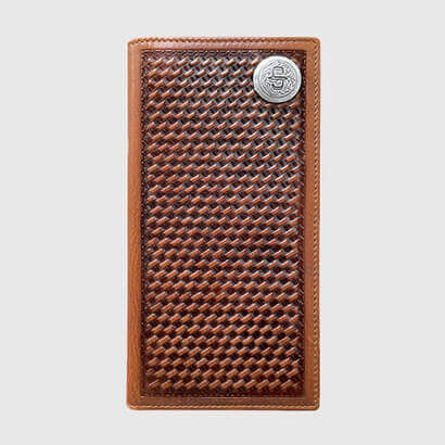 Stetson Weave Men's Western Leather Wallet