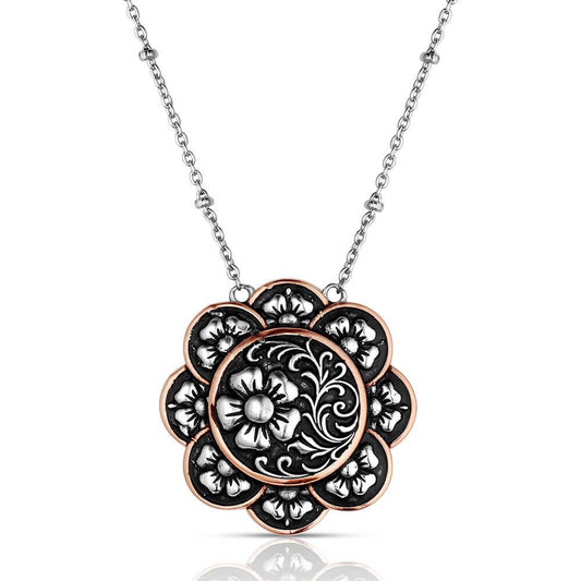 Wildflower Bouquet Country Necklace